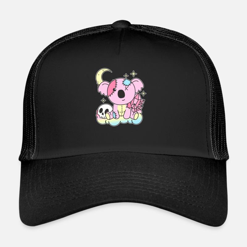 Kawaii Gothic Koala Pastel Gothic Goth Trucker Cap