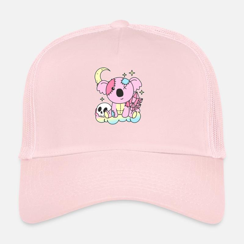 Kawaii Gothic Koala Pastellfarben Gothic Goth Trucker Cap