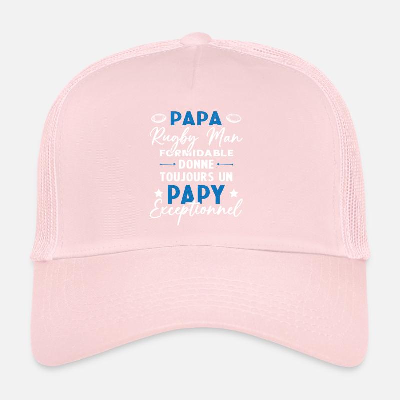 Papa Rugbyman Formidable Papy Exceptionnel Cadeau Casquette trucker 