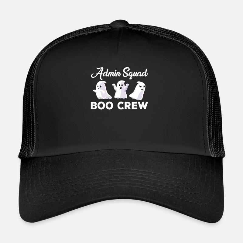 Admin Squad Boo Crew Costume d’Halloween Casquette trucker 