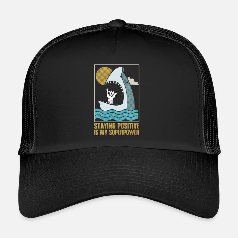 Staying Positive Is My Superpower Trucker Cap