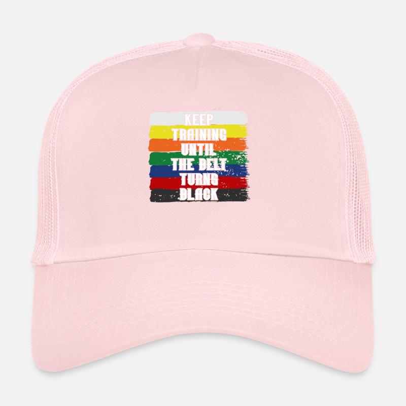 Continuez à vous entraîner jusqu’à ce que la ceinture devienne Black Martial Arts Casquette trucker 