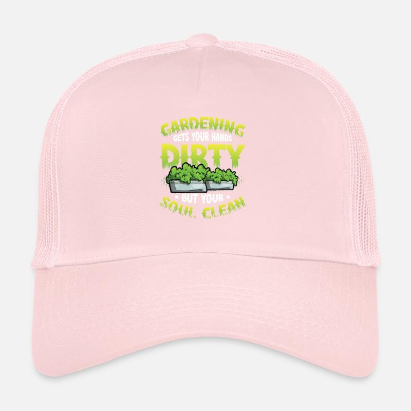 Le jardinage se salit les mains Casquette trucker 