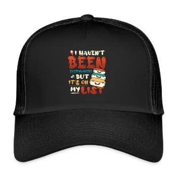 Je ne suis pas encore allé partout - Casquette trucker  - noir/noir - Devant
