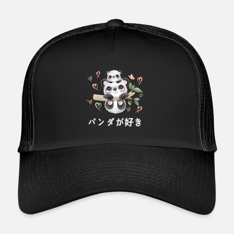 Ich Liebe Pandas Liebe Mama Panda Bär Trucker Cap