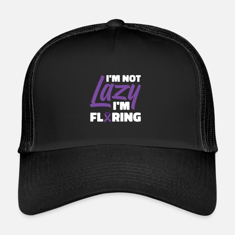 Fibromyalgie Rheuma Humor - Trucker Cap - Schwarz/Schwarz