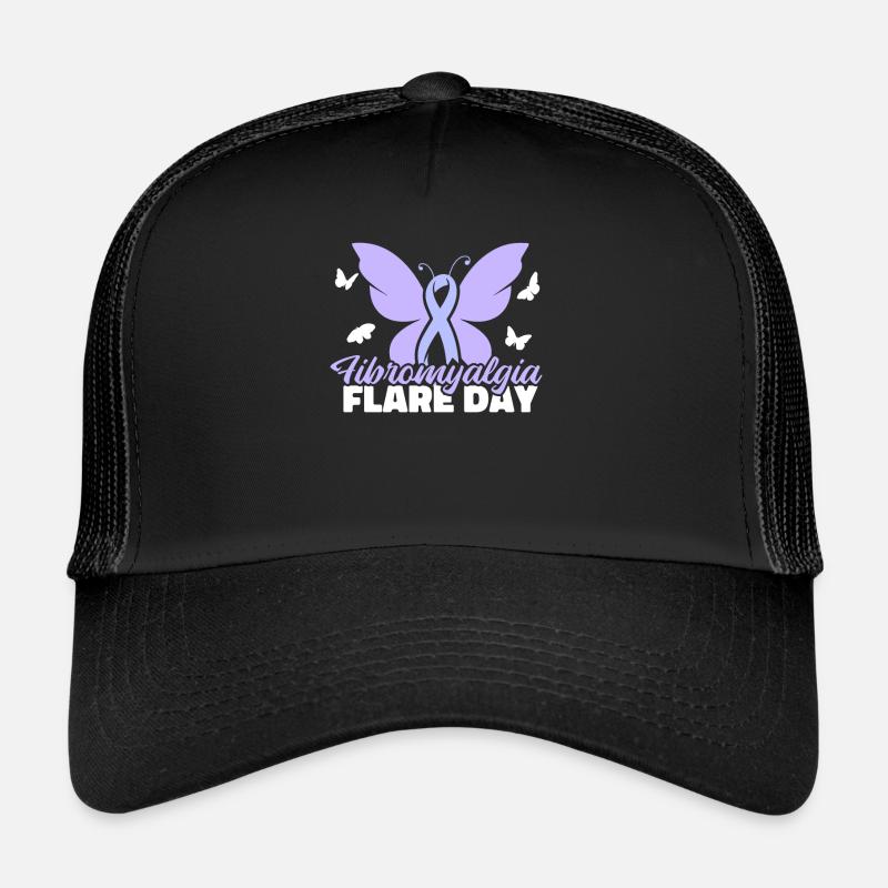 Fibromyalgie rhumatisme papillon Casquette trucker 