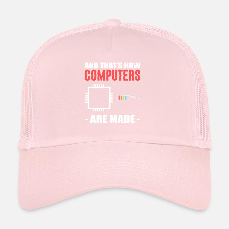 Et c’est ainsi que les ordinateurs sont fabriqués comme technicien Casquette trucker 