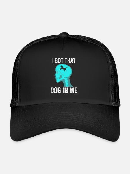 I Got that Dog in Me Xray Meme - Trucker Cap - black/black - Front
