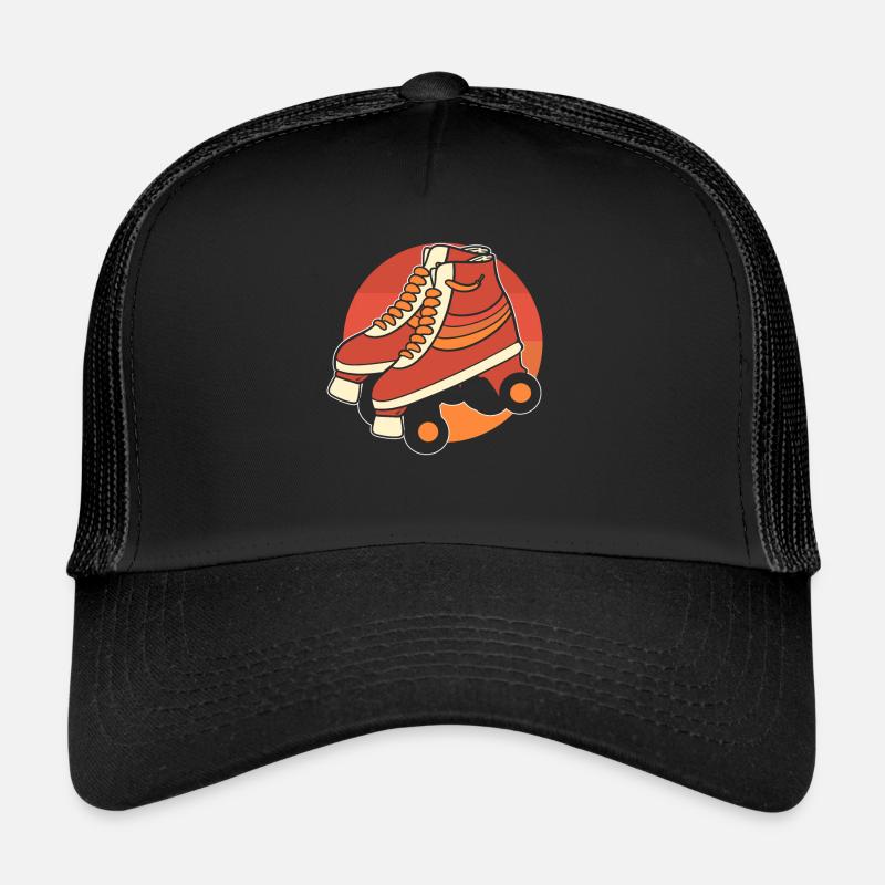 Patins à roulettes rétro patins à roues alignées Casquette trucker 