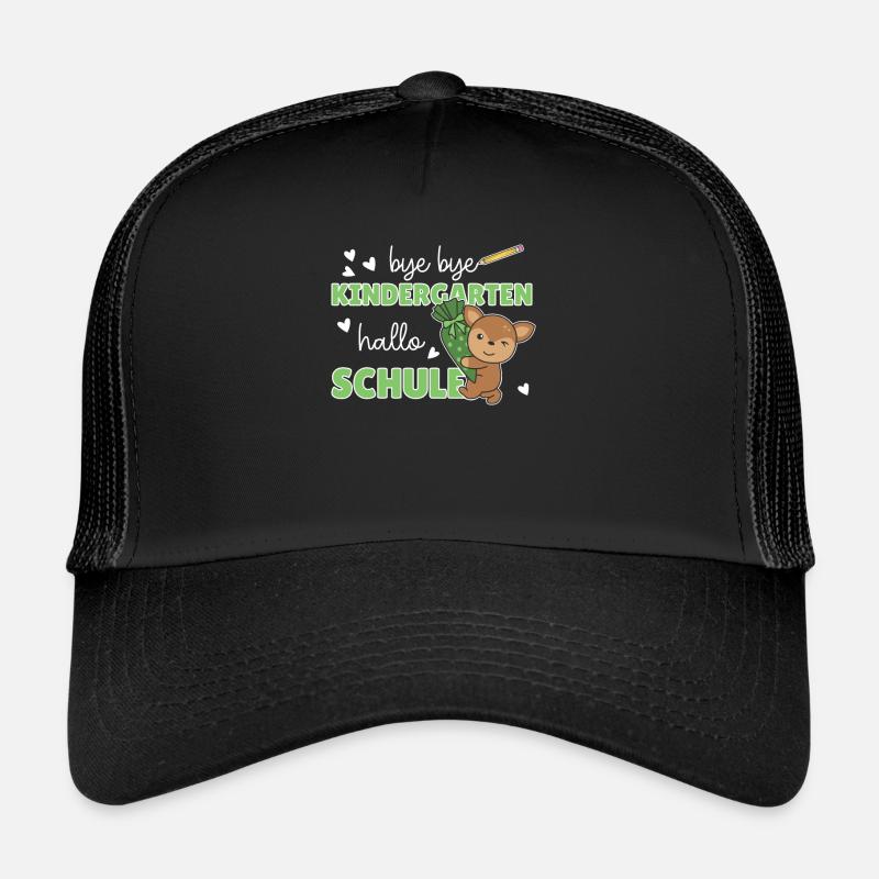 Bye bye Kindergarten Hello School Deer Casquette trucker 