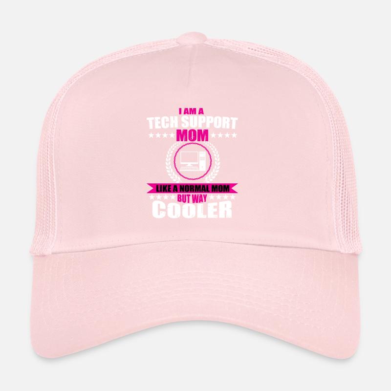 Drôle de support technique Tenue de maman Casquette trucker 