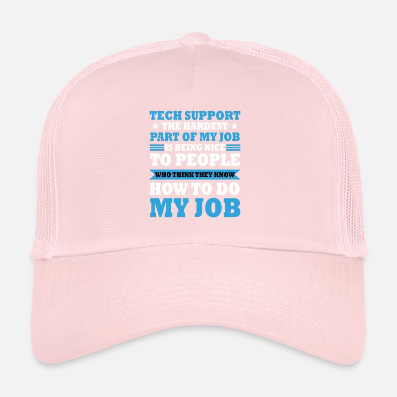 Lustiger Technischer Support Witz Kostüm Trucker Cap