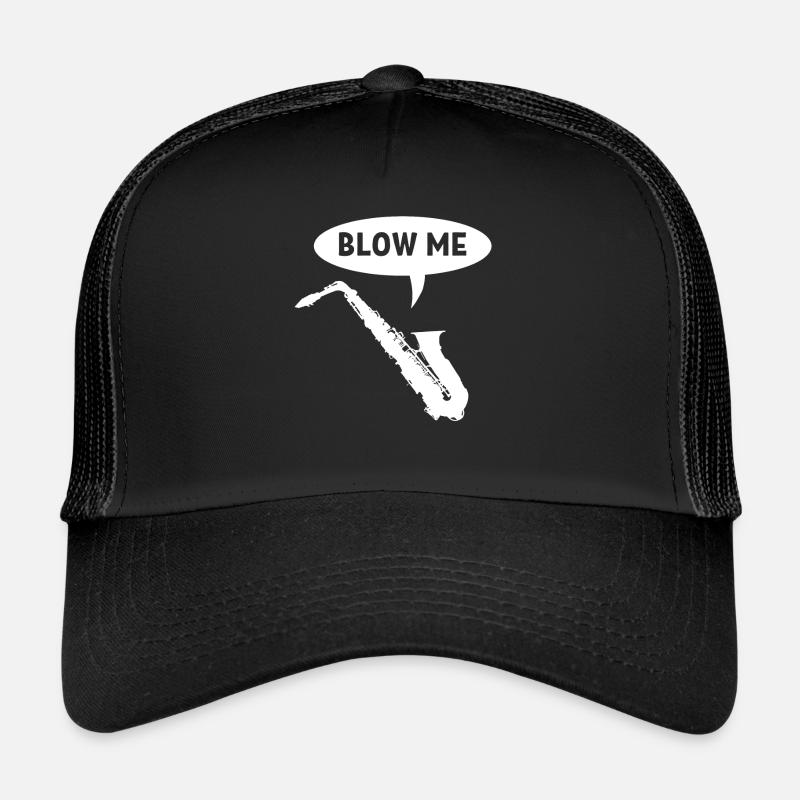 Membre du groupe de saxophonistes Casquette trucker 