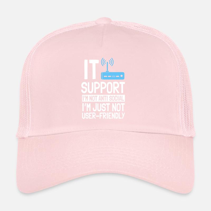 Support informatique Amateurs d’ordinateurs Casquette trucker 