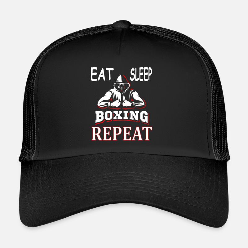 Boxe Boxe Match Entraîneur de boxe Boxeur K.O. Idée cadeau Casquette trucker 