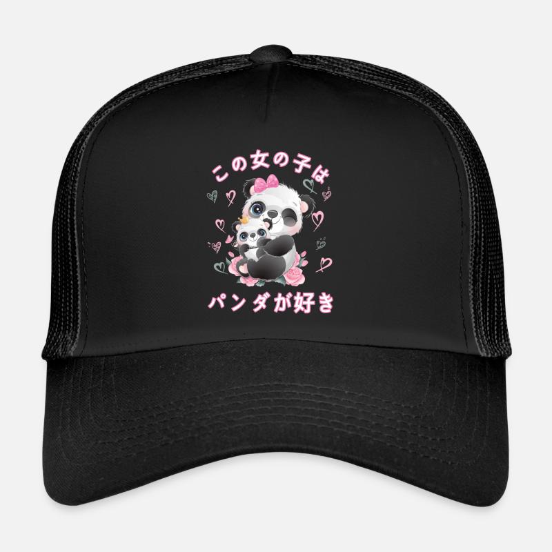 Panda Liebe Mama Panda Bär Trucker Cap