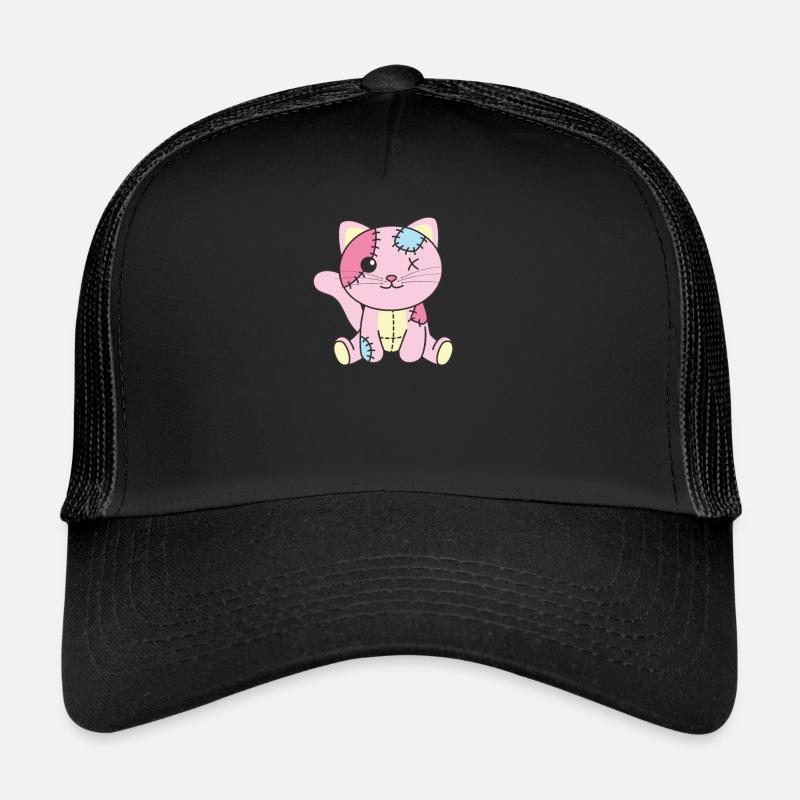 Kawaii Gothic Cat Pastel Gothic Goth Trucker Cap