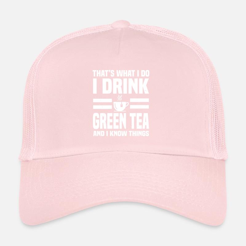 Drôle de cadeau de thé vert Casquette trucker 