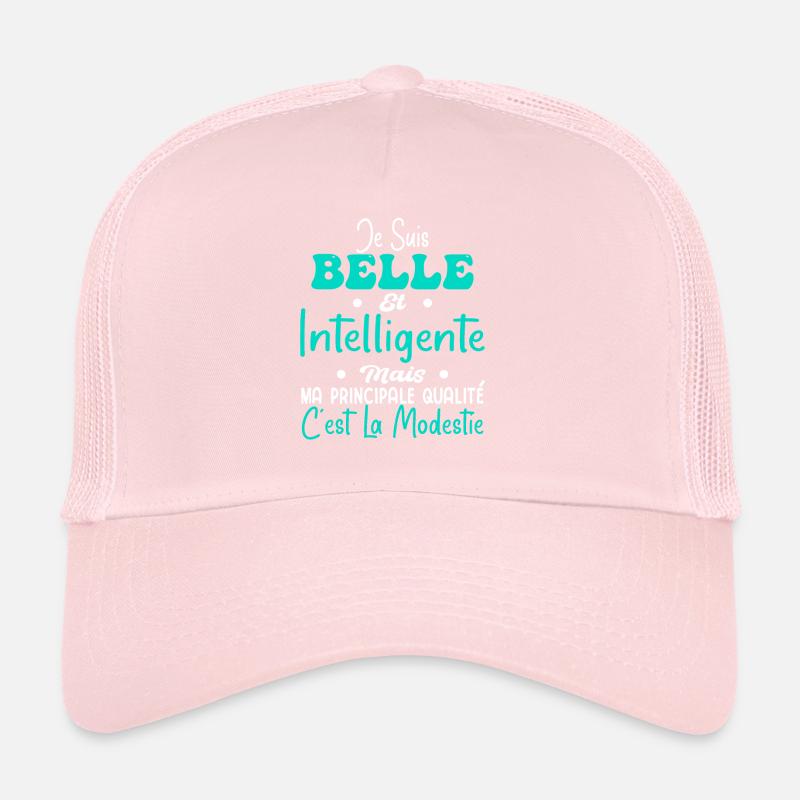 Belle Intelligente et Modeste Casquette trucker 
