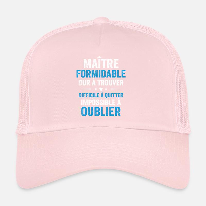 Maître Formidable Idée Cadeau Maître D'école Casquette trucker 