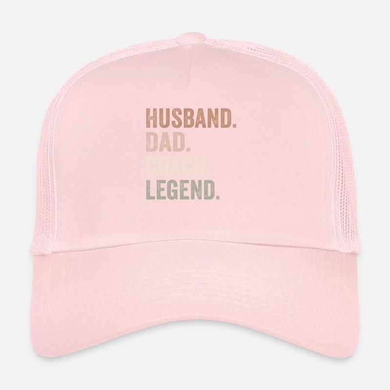 Dad Husband Coach Hero Casquette trucker 