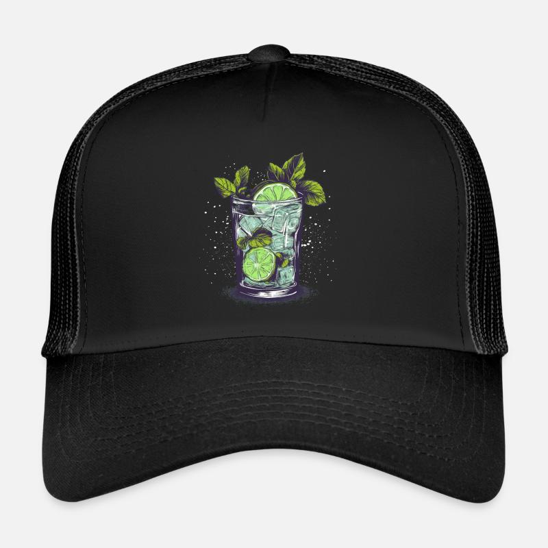 Mojito Time - Cooles Cocktail Motiv Trucker Cap