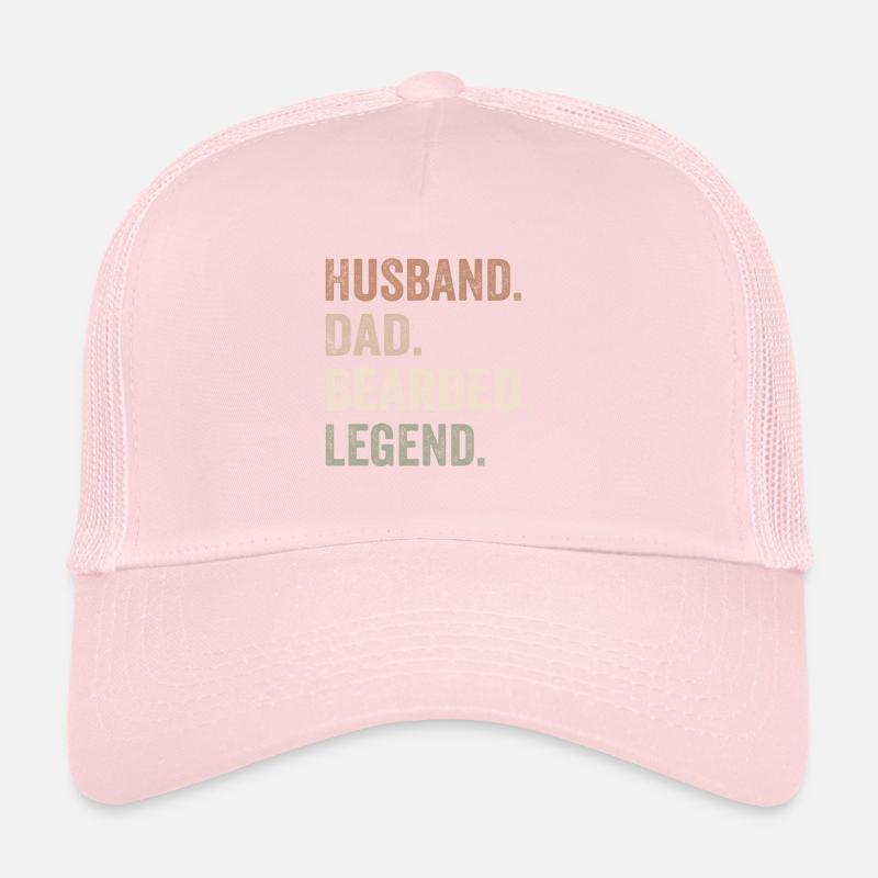 Bärtiger Ehemann Papa Bart Legende Trucker Cap