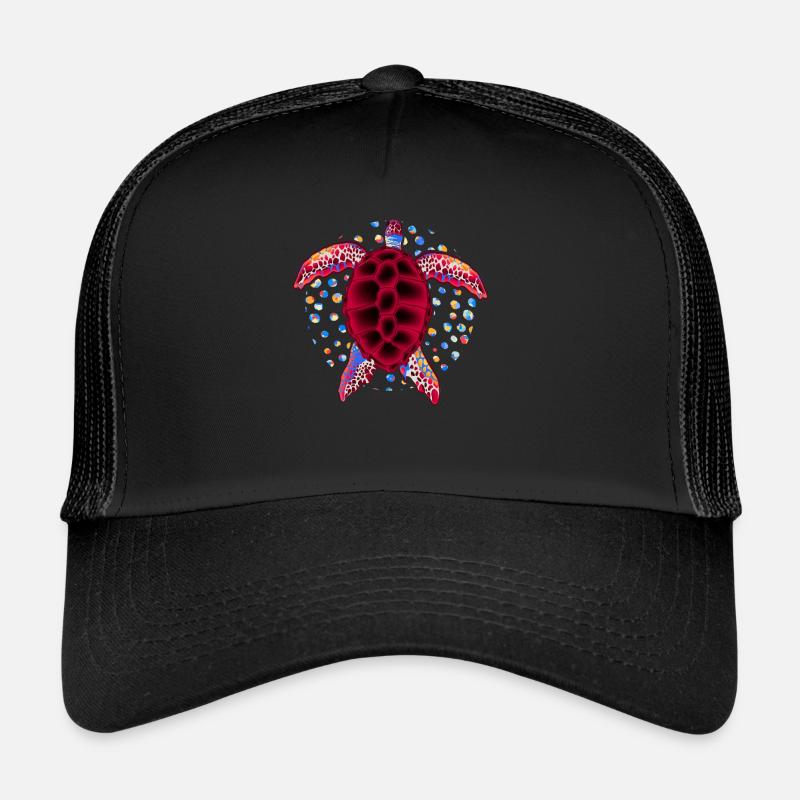 Hawaii Meeresbewohner Tier Geschenk Schildkröte Trucker Cap