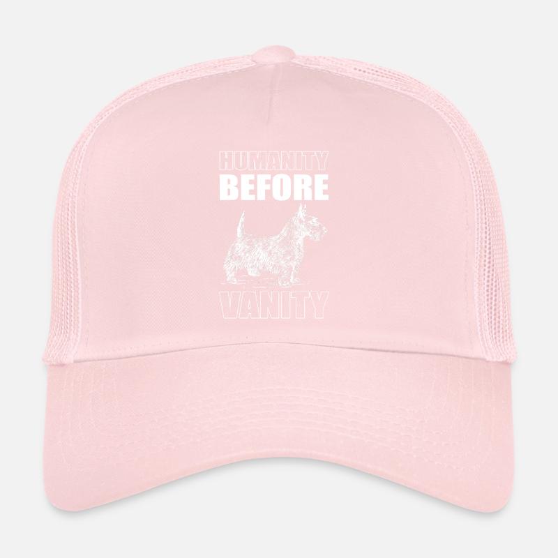 Humanity Before Vanity Hunde Trucker Cap