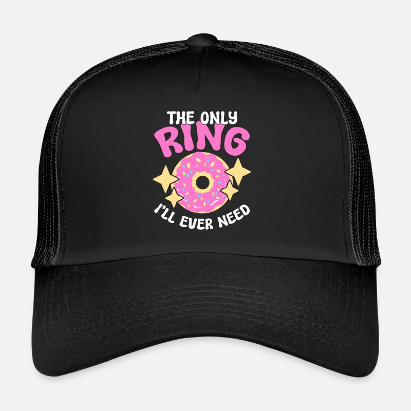 Donut Lover drôle et célibataire Casquette trucker 