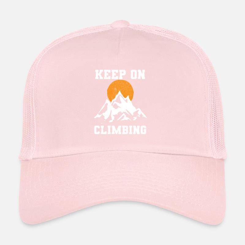 Continuez à grimper les alpinistes Casquette trucker 