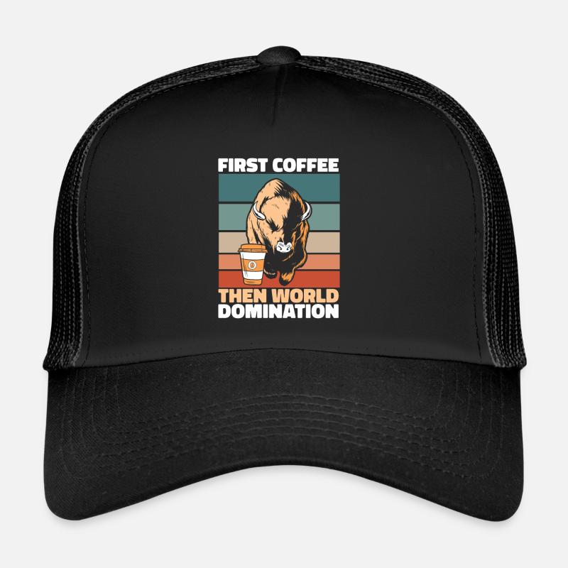 Café Bison Buffalo Casquette trucker 