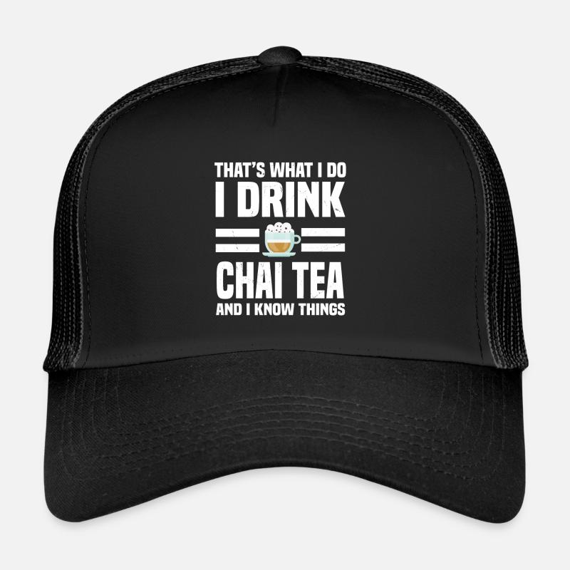 Cool Chai Tea Saying Trucker Cap