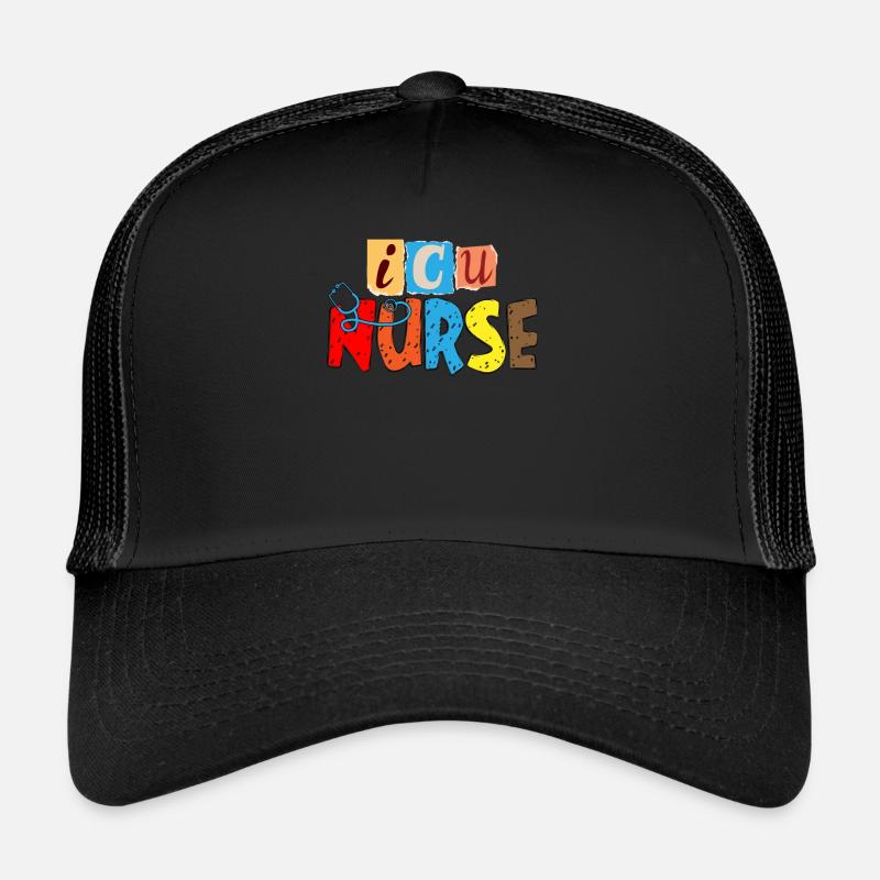 Nurse stethoscope Trucker Cap
