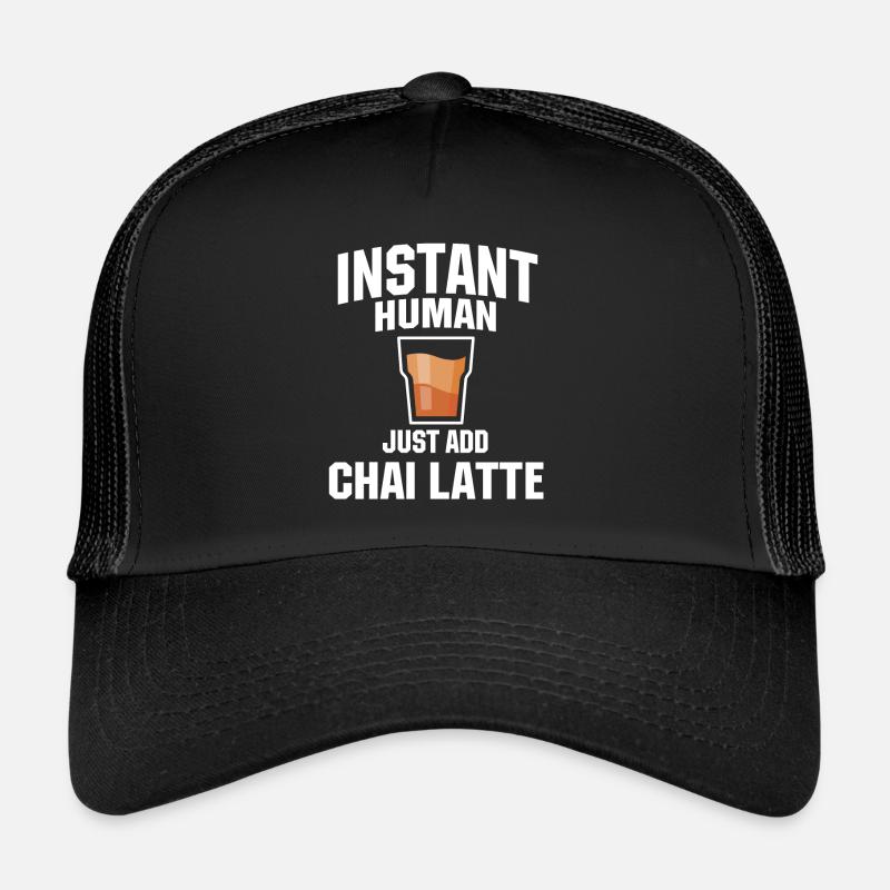 Chai Latte Lover Humor Trucker Cap