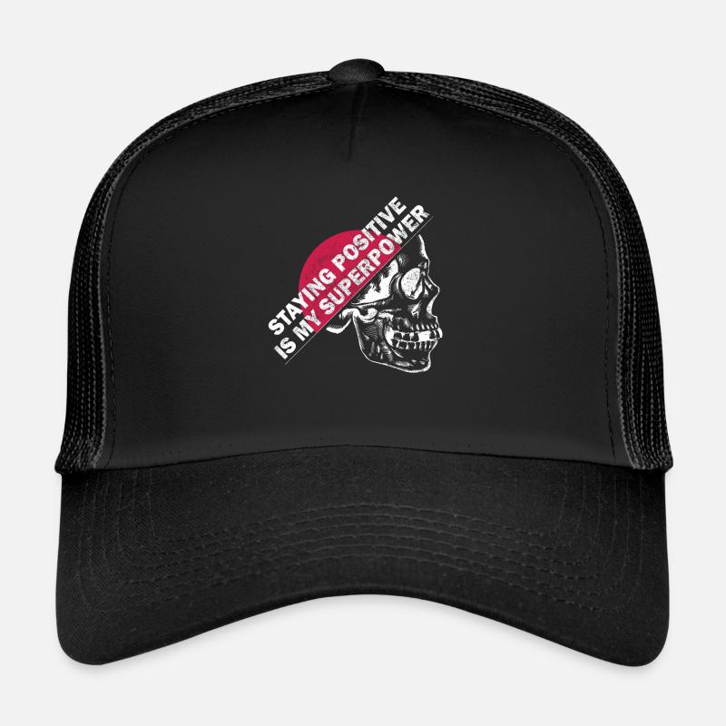 Staying Positive Is My Superpower Trucker Cap