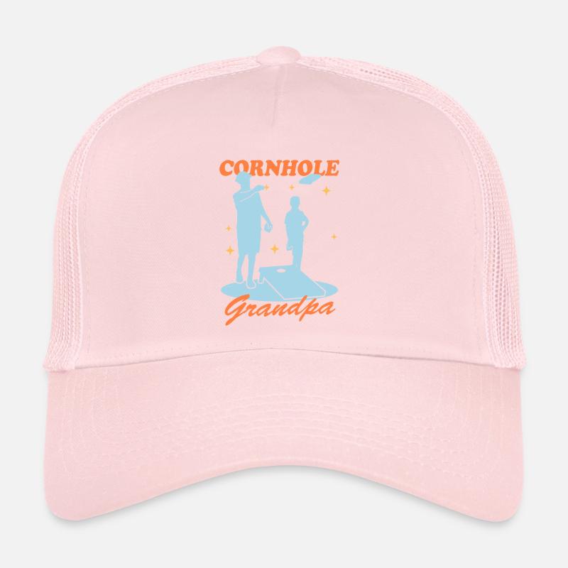 Cornhole Player Grandpa Bean Bag Blind Hole Gift Trucker Cap