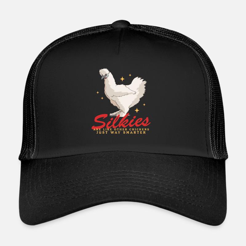 Silk Chicken Silk Chickens Silkie Chickens Gift Trucker Cap