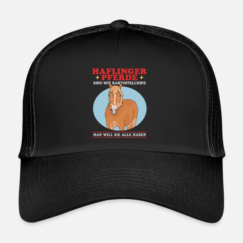 Haflinger Pferd Haffi Pferdebesitzer Geschenk Trucker Cap