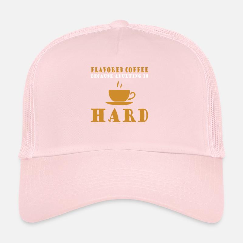 Drôle de dicton de café aromatisé Casquette trucker 