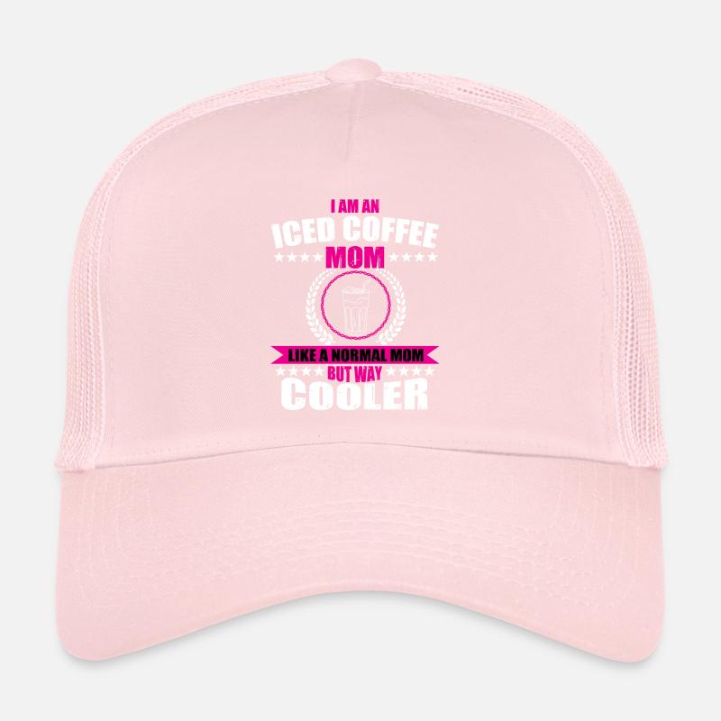 Maman au café glacé Casquette trucker 
