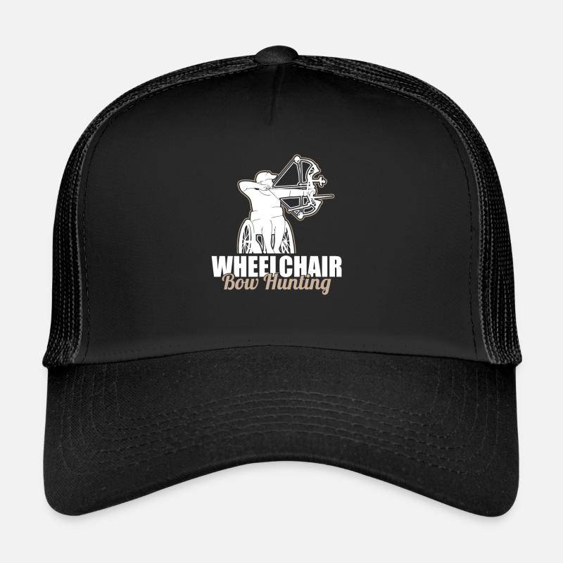 Chasse à l’arc Bowhunter Fauteuil roulant Casquette trucker 