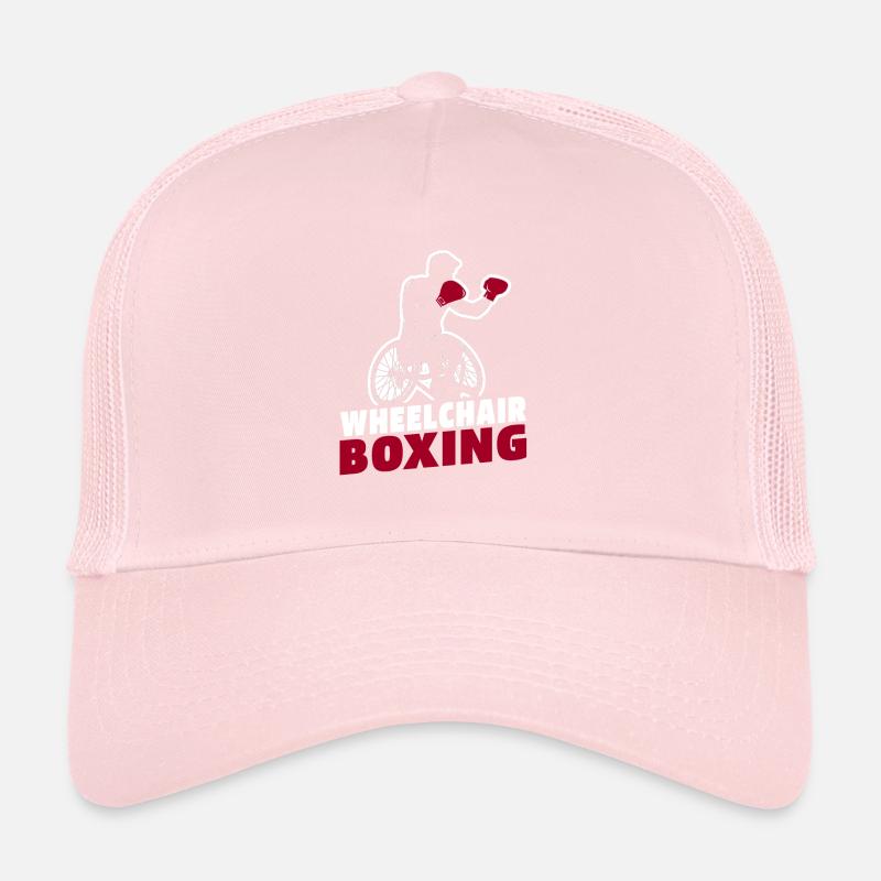 Boxe Boxer Fauteuil roulant Casquette trucker 