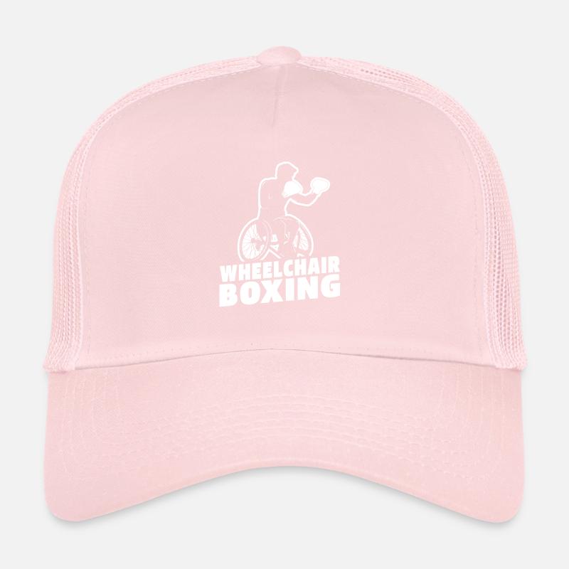 Boxe Boxer Fauteuil roulant Casquette trucker 