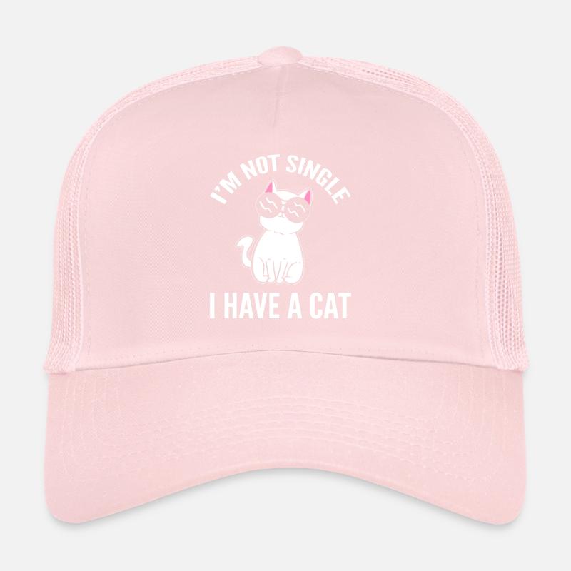 I'm Not Single I Have A Cat Veterinarian Trucker Cap
