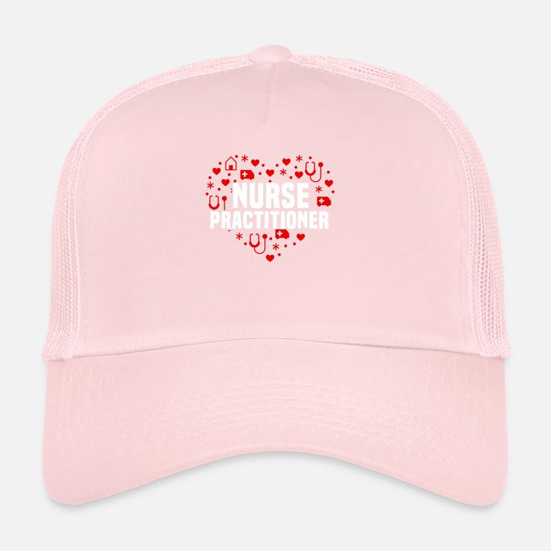 Krankenschwester Praktizierende Herz Trucker Cap
