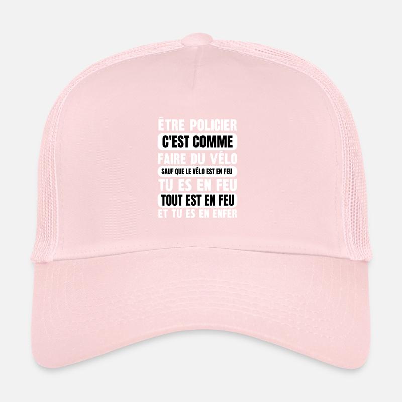 être policier Casquette trucker 