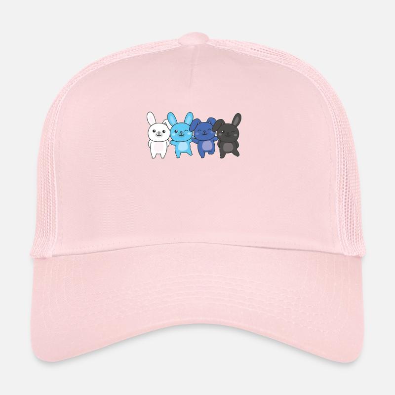 Transmasc Flag Pride Lapin LGBTQ Casquette trucker 
