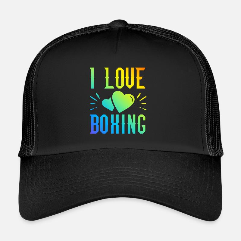 Ich liebe Boxen Trucker Cap
